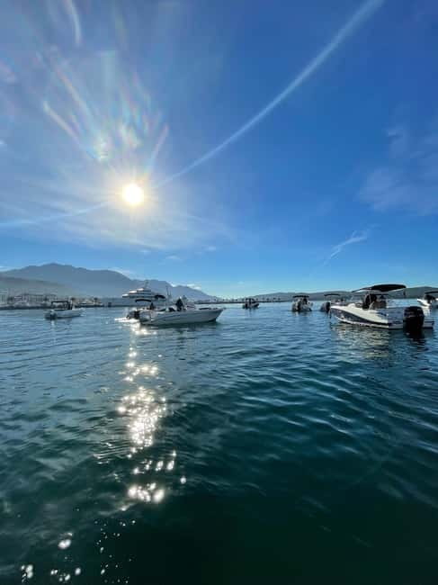 Azure Paradise: Blue Cave and Kotor Bay Boat Tour - The first run across Boka Bay