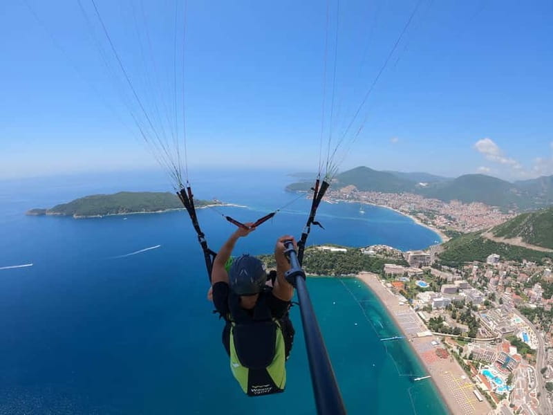 Becici Beach: Tandem Paragliding Flight in Budva Riviera - Booking details that matter