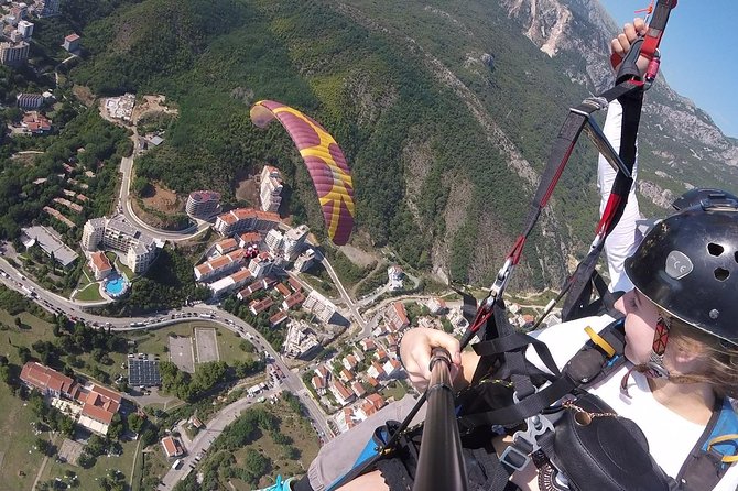 Bečići Standard Paragliding Montenegro /All-inclusive - From Bečići landing area to the launch point