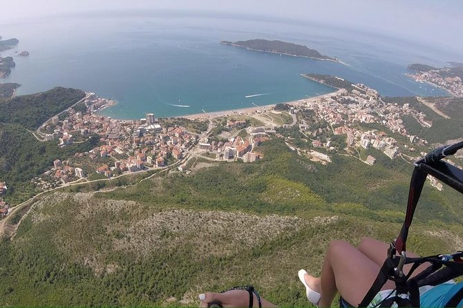 Bečići Standard Paragliding Montenegro /All-inclusive - What the 15-minute flight feels like
