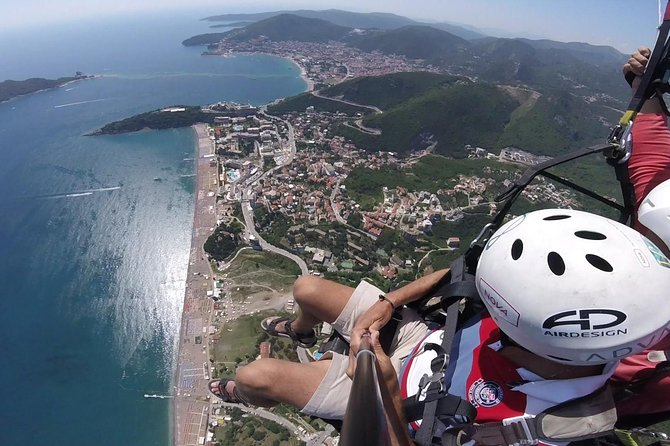 Bečići Standard Paragliding Montenegro /All-inclusive - Bečići Beach from the air