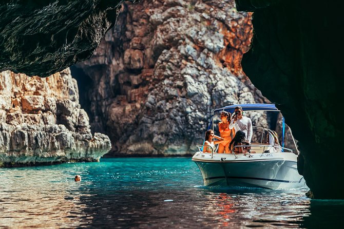 Blue Cave & Perast Boat Tour from Herceg Novi (3h) (1-6 people) - The Blue Cave: bright water and a short swim