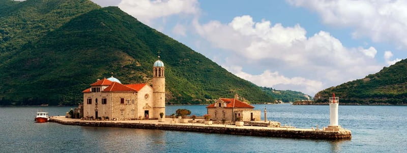 Bokokotor Bay, Blue Cave and panorama of Mamula - Passing through Verige and the Gulf of Tivat