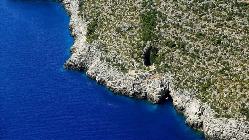 Bokokotor Bay, Blue Cave and panorama of Mamula - Mamula Island and its difficult past