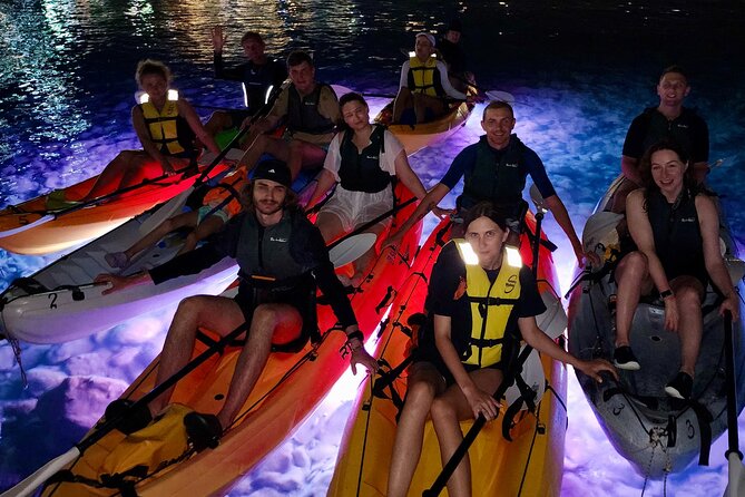 Budva: 2-Hour «Night Lights» Kayak Tour - Getting comfortable before the kayaks leave the beach