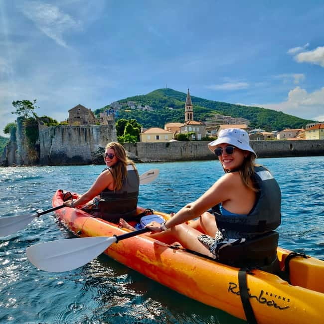 Budva: 3-Hour Paddle Board or Kayak Tour to Coastal Caves - The Dancing Girl and the changing shoreline