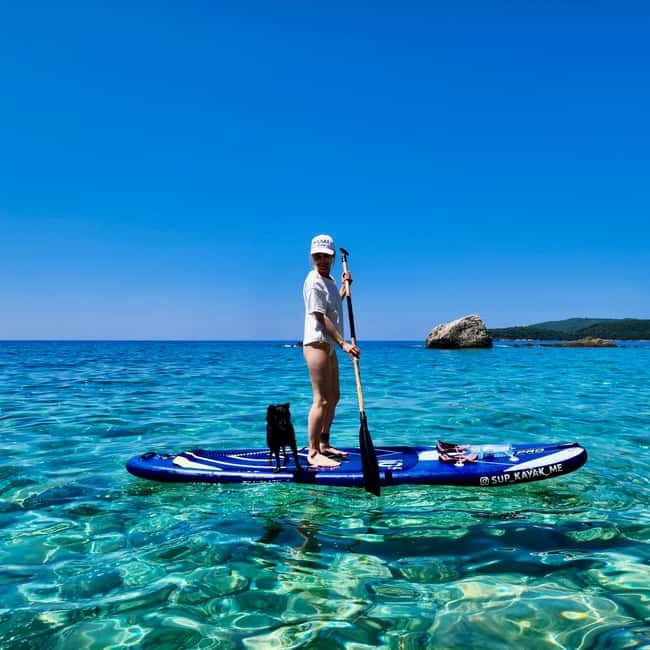 Budva: 3-Hour Paddle Board or Kayak Tour to Coastal Caves - Beach Calypso and the final long pause