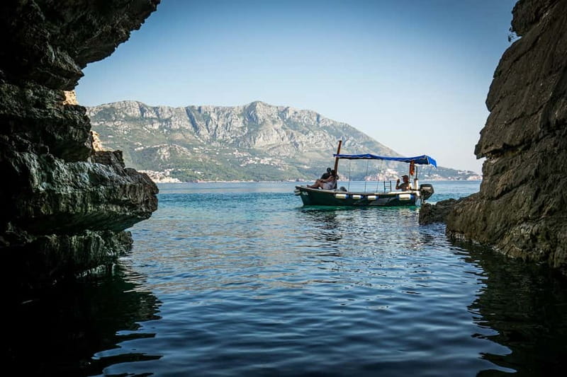 Budva Bay: Boat Tour with Snorkeling and Sightseeing - The island stop after about 20 minutes