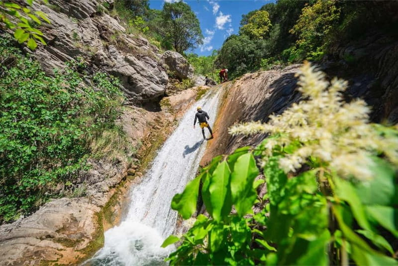 Budva Canyoning: Drenostica Canyon Adventure - Abseiling down the waterfalls