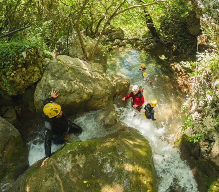 Budva Canyoning: Drenostica Canyon Adventure - The final waterfall shower