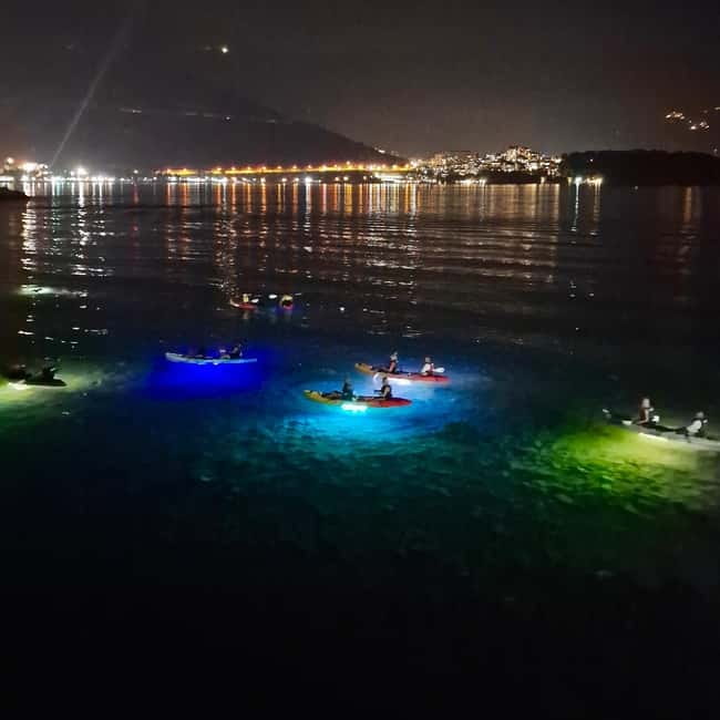 Budva: Night Lights Kayaking Tour - Meeting at Watersport Center Yamaha