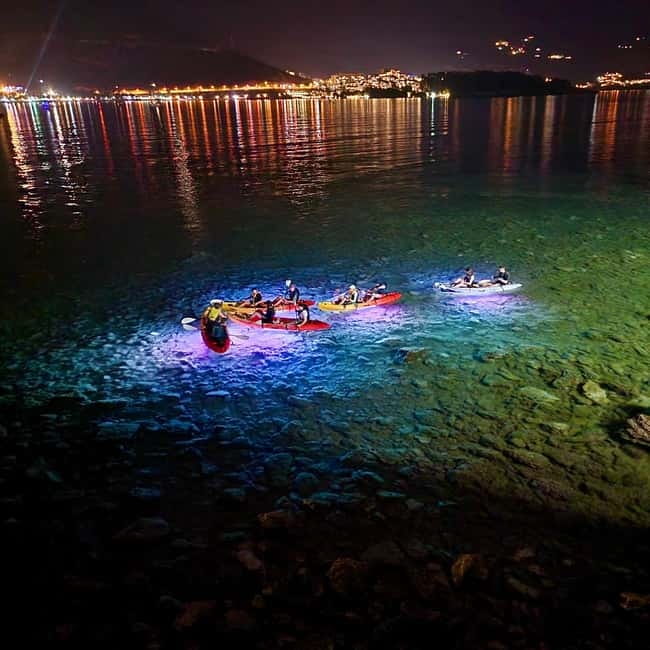 Budva: Night Lights Kayaking Tour - How hard is the two-hour route?