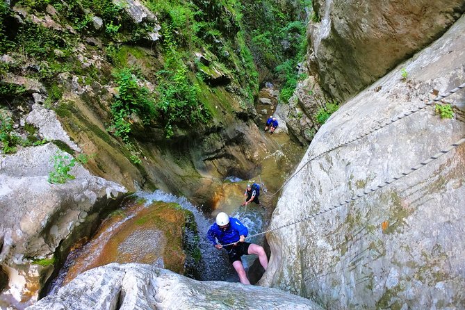 Canyoning Skurda River - Extreme adventure in Kotor City - Rappelling, pools, and rocky obstacles