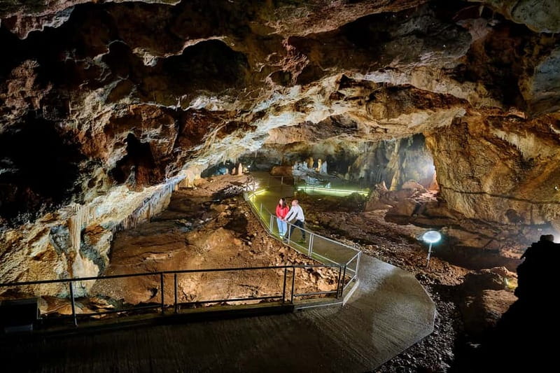 Cetinje: Lipa Cave Entrance Ticket with Guided Tour - The seven-minute train ride to the cave