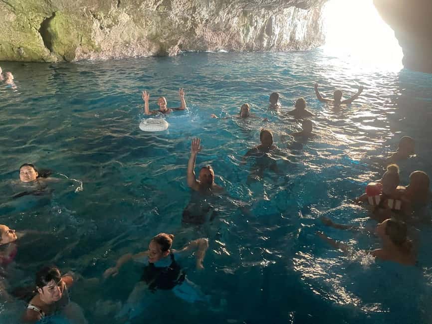 Deluxe excursion from Budva: Blue Cave tour - The Blue Cave swim is the main event