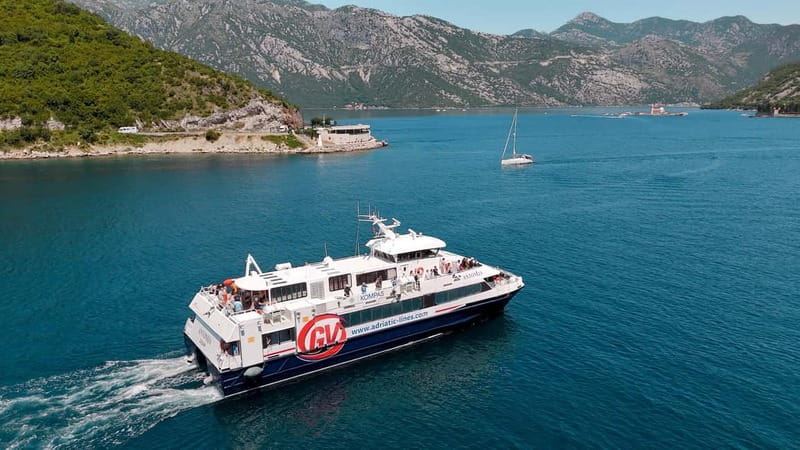 Dubrovnik to/from Kotor: Day Trip or One-Way by Fast Ferry - The ride across the Adriatic coast