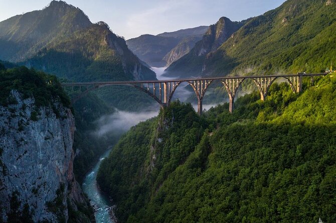 Durmitor National Park, Northern Fairy Tail -private tour from Podgorica - The Tara Bridge and a possible zip line