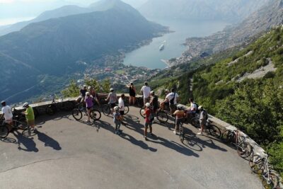 Epic 25 Turns Downhill Bike Descent w/ Panoramic Cable Car Ascent
