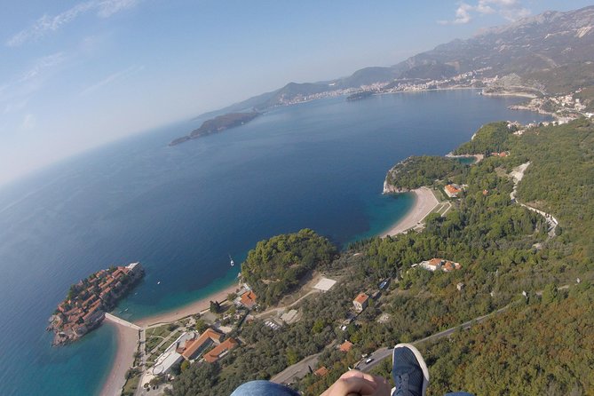 Exclusive Paragliding Montenegro - Seeing Budva from above, not from the promenade