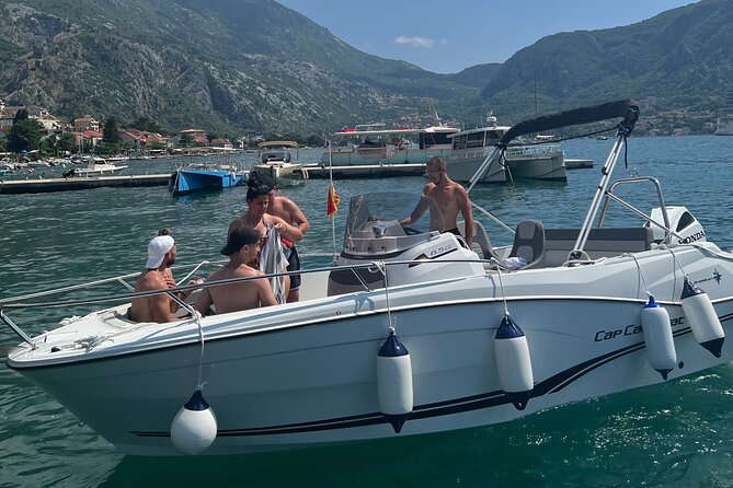 From Kotor: Boat to Blue Cave & Lady of the Rocks &Submarine Base - Mamula Fortress from the water