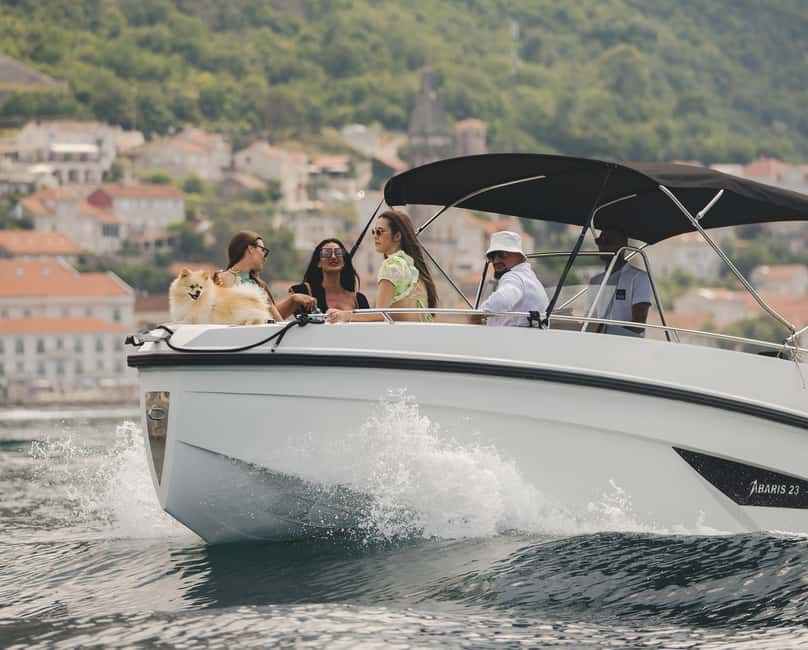 From Perast: Boka Bay and Blue Cave Tour - Pick up - Leaving Perast and crossing the Bay of Kotor
