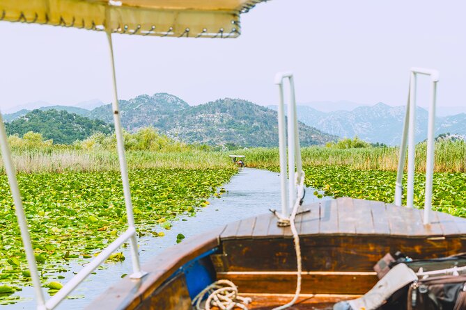 From Virpazar: Visit Karuč, the hidden pearl of Lake Skadar - Leaving Virpazar through the reed channels