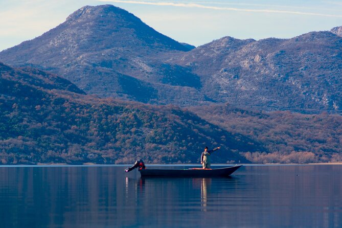 From Virpazar: Visit Karuč, the hidden pearl of Lake Skadar - Swimming in the deep-blue water on the return