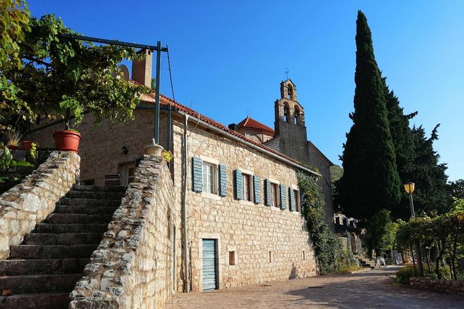 Great tour of coastal monasteries in Budva - Walking on the path of history! - Sveti Stefan from the famous final viewpoint