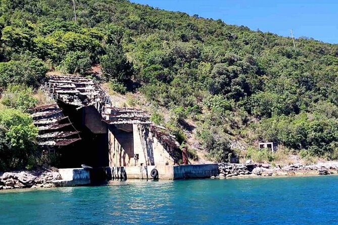 Group Tour - Blue Cave, Submarine tunnel & Lady of the Rocks 3hrs - The former submarine tunnel near Herceg Novi