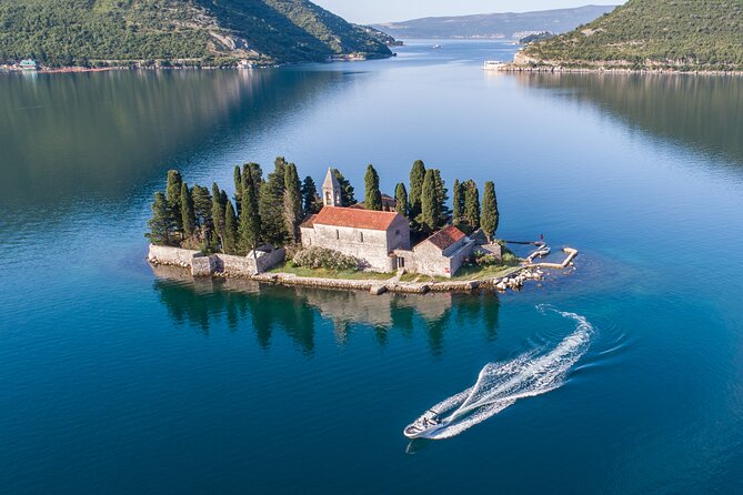 Group Tour - Our Lady of the Rocks and Perast Old Town (1.5hrs) - Leaving Park Slobode by speedboat