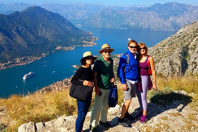 Hiking downhill from Krstac to Kotor, visit San Giovanni fortress - Entering San Giovanni Fortress above Kotor