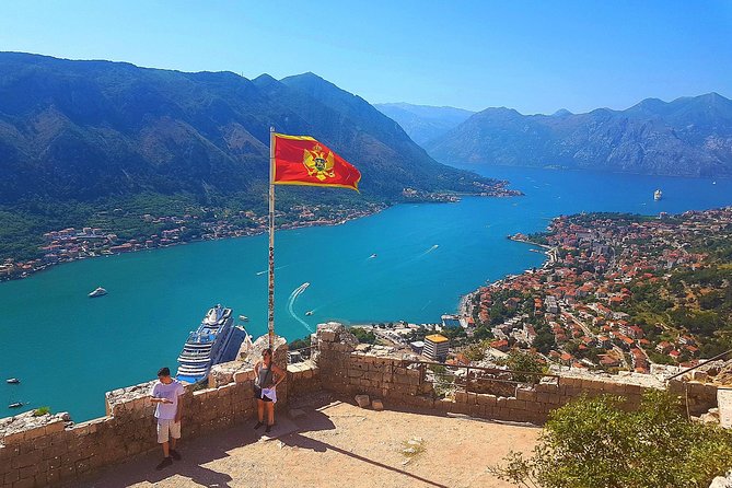 Hiking downhill from Krstac to Kotor, visit San Giovanni fortress - Walking down into Kotor Old Town