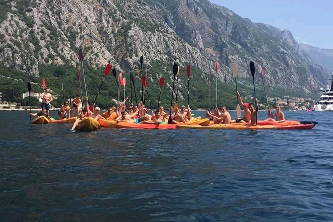 Kayak active tour - The swim and snorkeling stop
