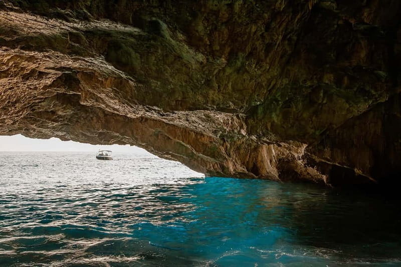 Kotor: Bay of Kotor and Blue Cave Speedboat Tour - Through Verige toward the open coast