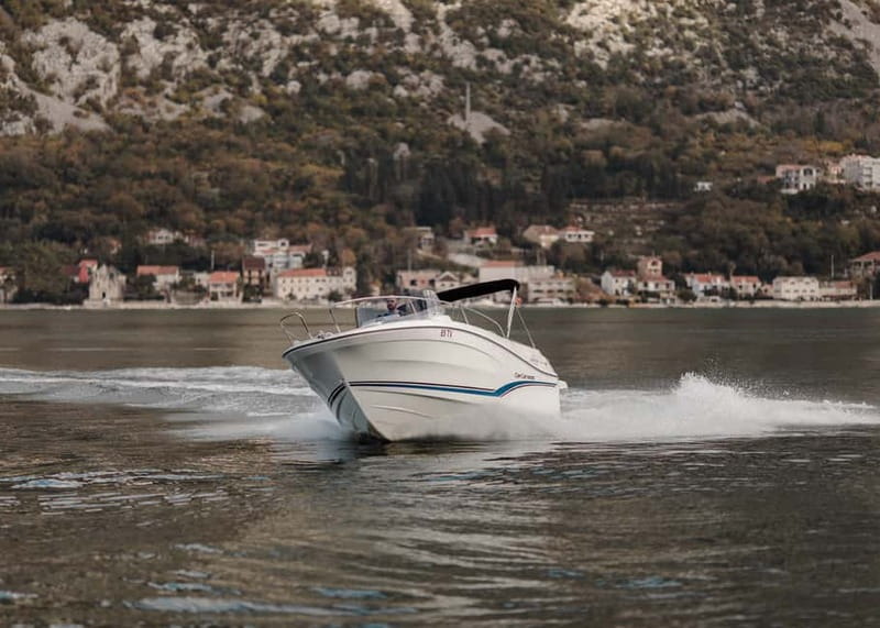 Kotor: Bay of Kotor and Blue Cave Speedboat Tour - The Blue Cave swim