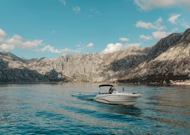 Kotor: Bay of Kotor and Blue Cave Speedboat Tour - Inside the old submarine tunnel