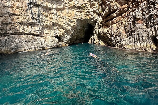 Kotor Blue Cave Group Tour - Mamula Fortress from the water