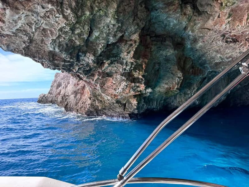 Kotor: Blue Cave Tour with Pickup and Free Drinks - The former submarine tunnel near Kotor