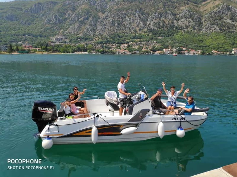 Kotor: Blue Cave with Kotor Bay Island and Submarine Tunnels - The ride toward the Blue Cave