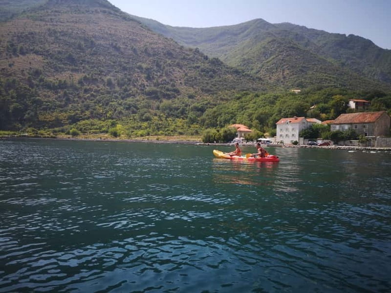 Kotor: Guided Kotor Bay Kayaking Tour - Prčanj, the church visit, and your one-hour pause