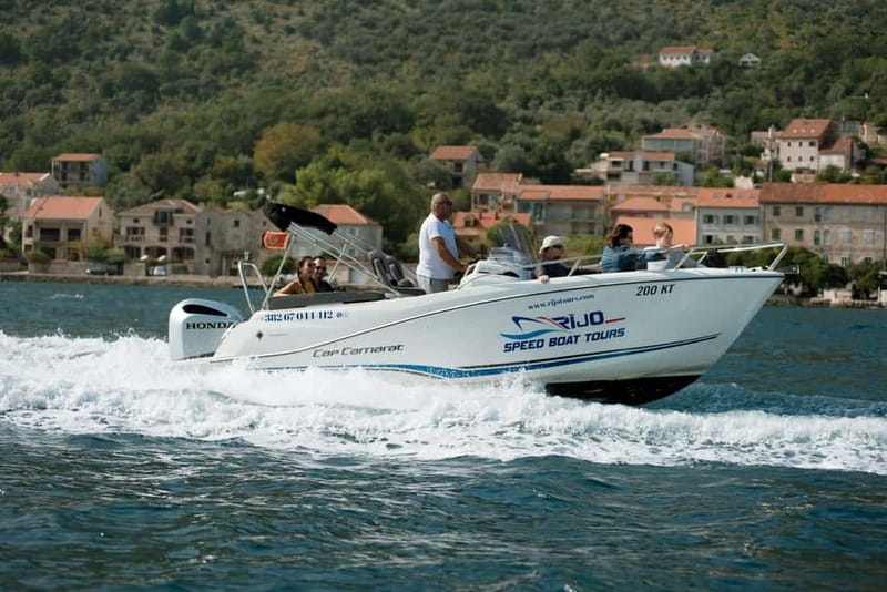 Kotor: Perast and Lady of the Rocks Tour by Speedboat - Our Lady of the Rocks and its man-made shore