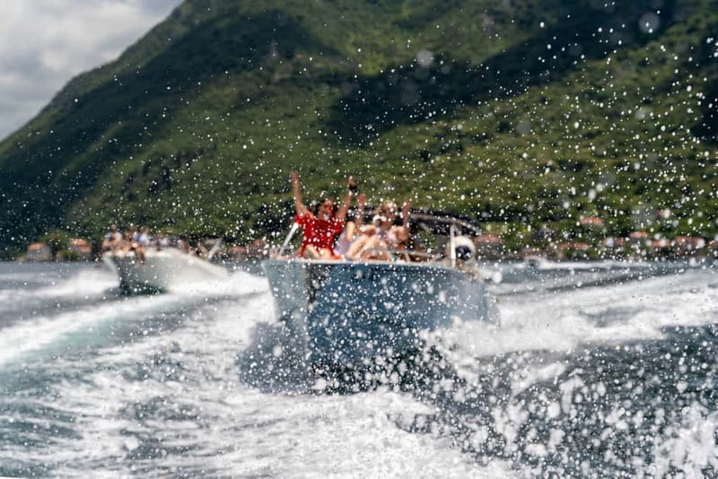 Kotor: Private Blue Cave Tour - Swim & Relax at Your Pace - Speeding out across Boka Bay