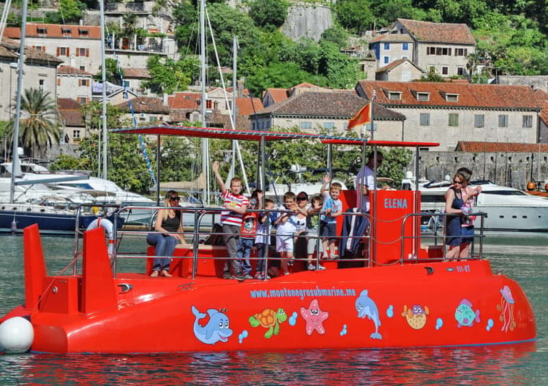 Kotor: Red Semi-Submarine Family Tour With Underwater Cabin - Starting beside Kotor’s Old Town