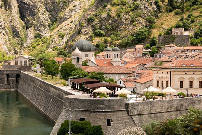 Montenegro shore excursion | Kotor from Cruise Port of Bar - The Bay of Kotor from above
