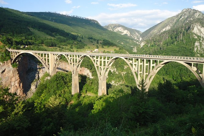 Moraca, Tara & Piva canyons with Durmitor national park - Djurdjevica Tara Bridge adds a little adventure