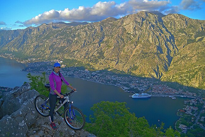 Mountain Biking on Vrmac peninsula - Panoramic view on Kotor bay - The value of a $113.18 private tour