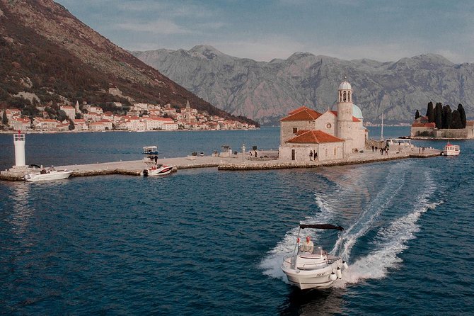 Our Lady of the Rocks, Blue Cave, Luštica Bay, Rose - 6 hours private tour - Perast’s Baroque waterfront and unfinished bell tower