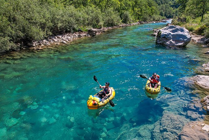 Packrafting Tara River - Guide support and group size