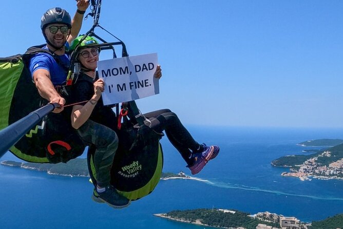 Paragliding in Budva with Certified Pilot (Free Pick-Up Included) - How the one-hour schedule works