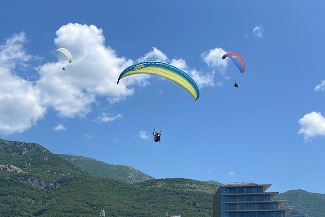 Paragliding in Budva with Certified Pilot (Free Pick-Up Included) - Photos, video, and what to bring